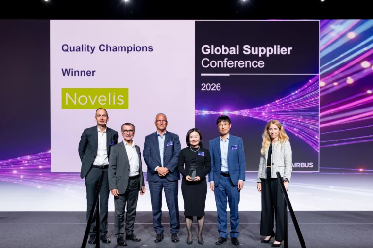 Novelis Advances Aerospace Leadership with Airbus Quality Champion and Aero Excellence Achievements 